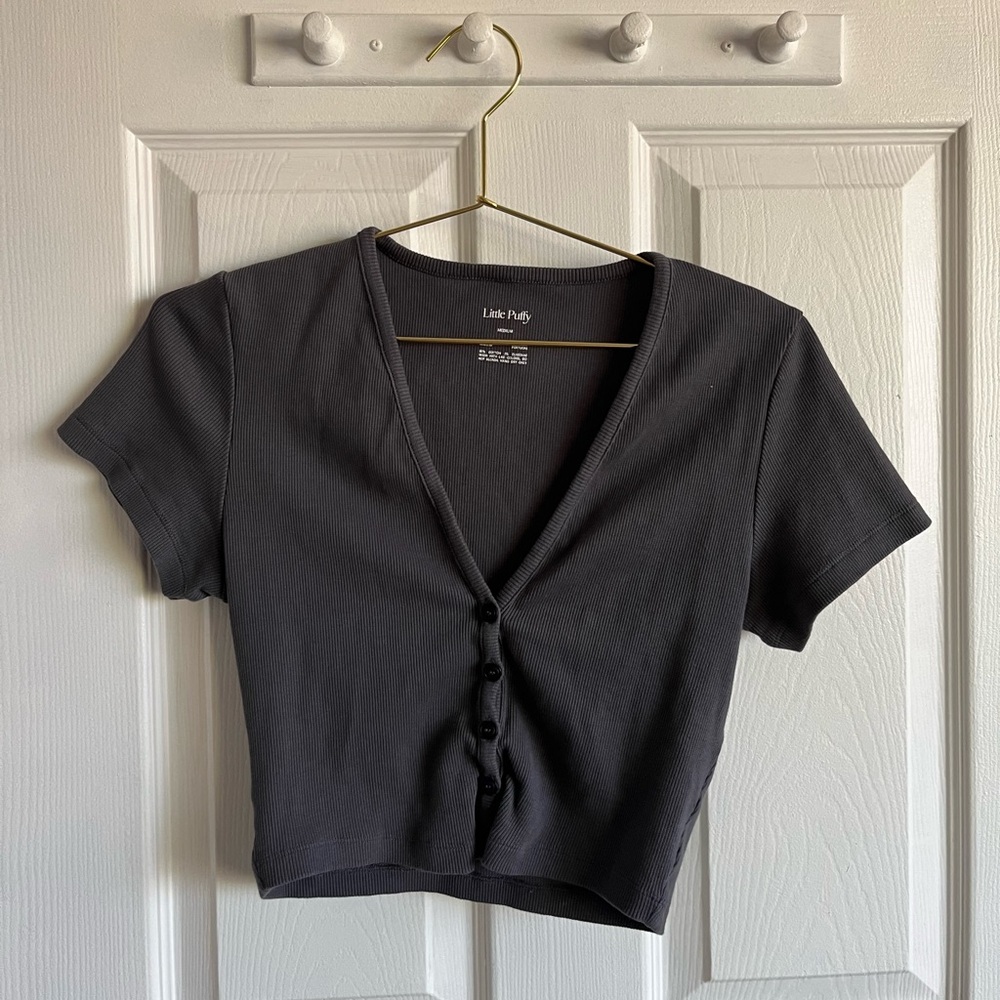 Little Puffy crop top